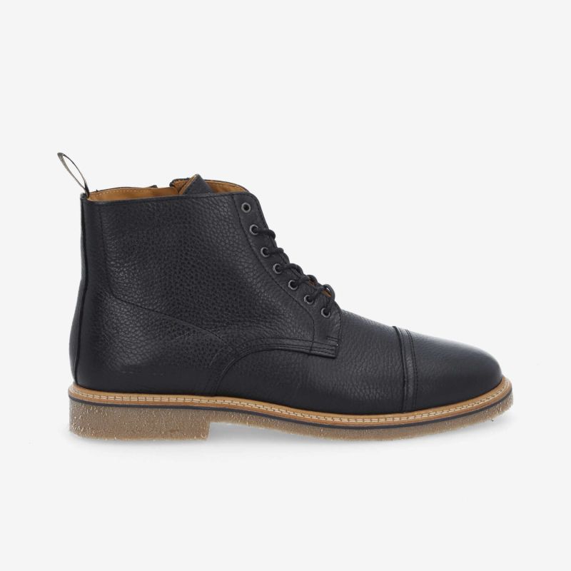 DUBLIN HUNT BOOTS M - GRAINED LEATHER -  NOIR